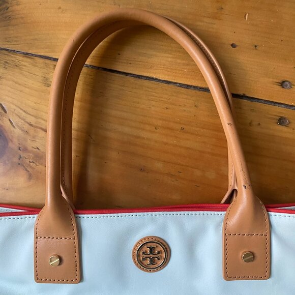 Tory Burch Perry Color Block Tote - Picture 2 of 8